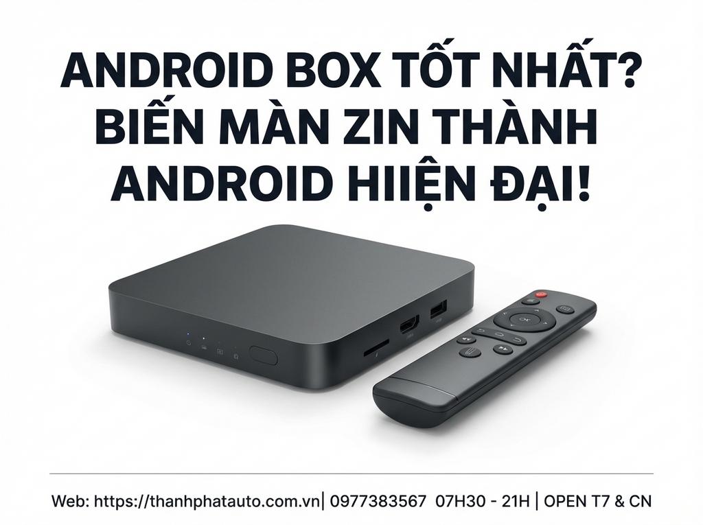 Android Box tốt nhất? Biến màn zin thành Android hiện đại!