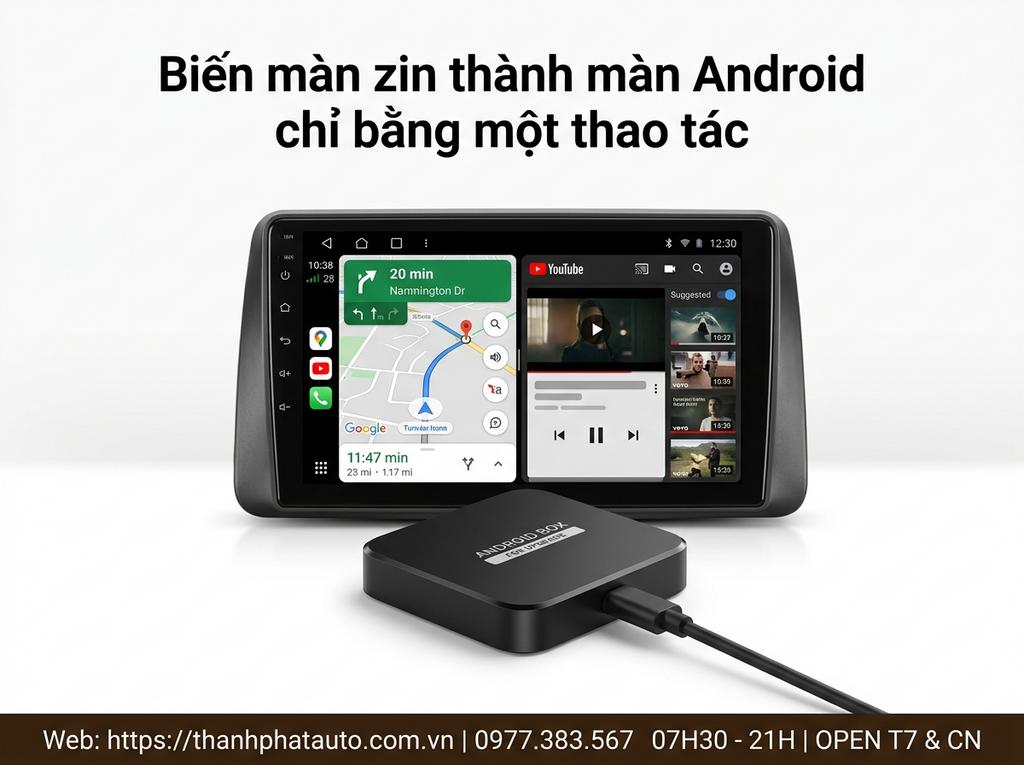 Biến màn zin thành màn Android chỉ bằng một thao tác