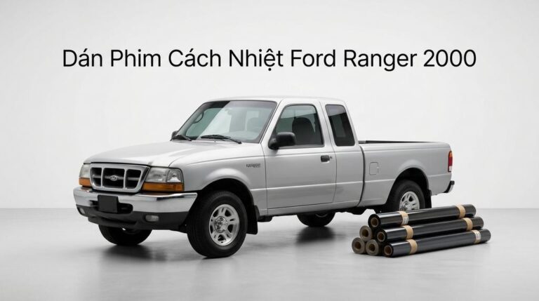 Dán Phim Cách Nhiệt Ford Ranger 2000 Chính Hãng Uy Tín Tại TPHCM