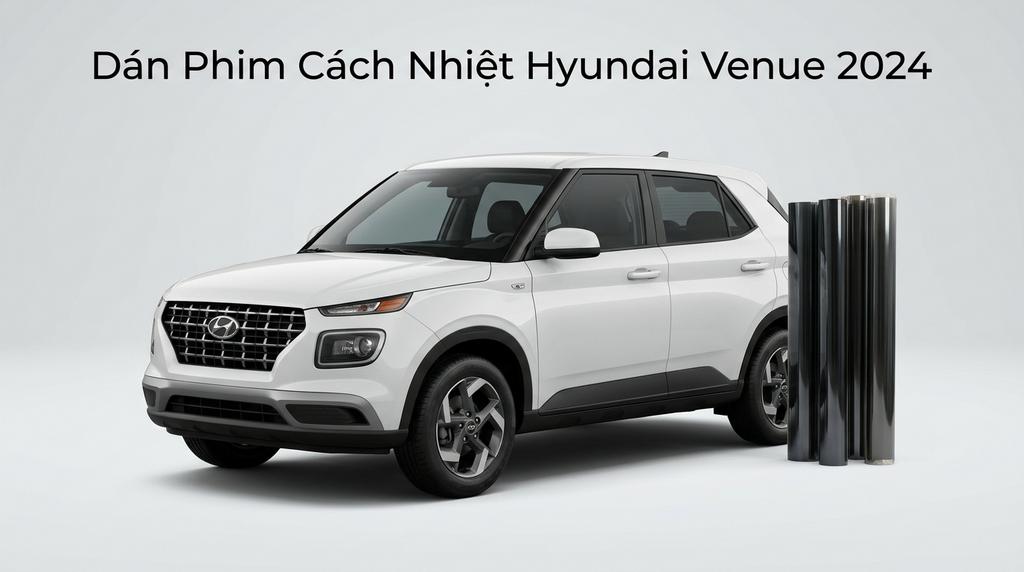 Dán Phim Cách Nhiệt Hyundai Venue 2024 Chính Hãng Uy Tín Tại TPHCM chính hãng