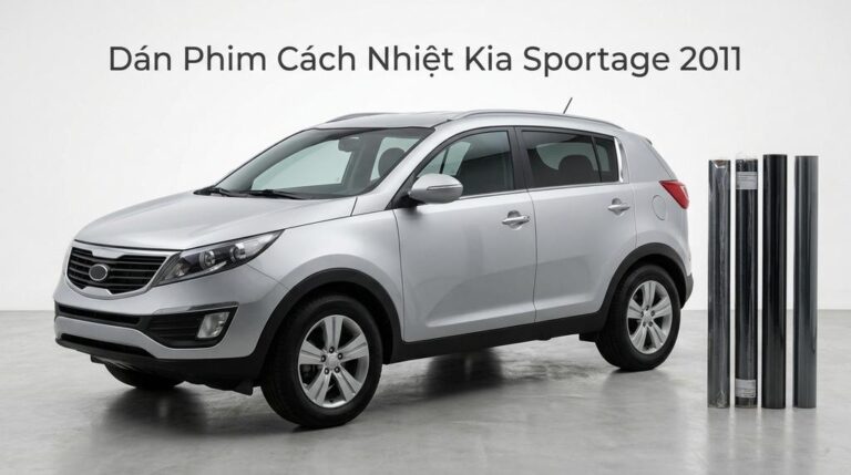 Dán Phim Cách Nhiệt Kia Sportage 2011 Chính Hãng Uy Tín TPHCM