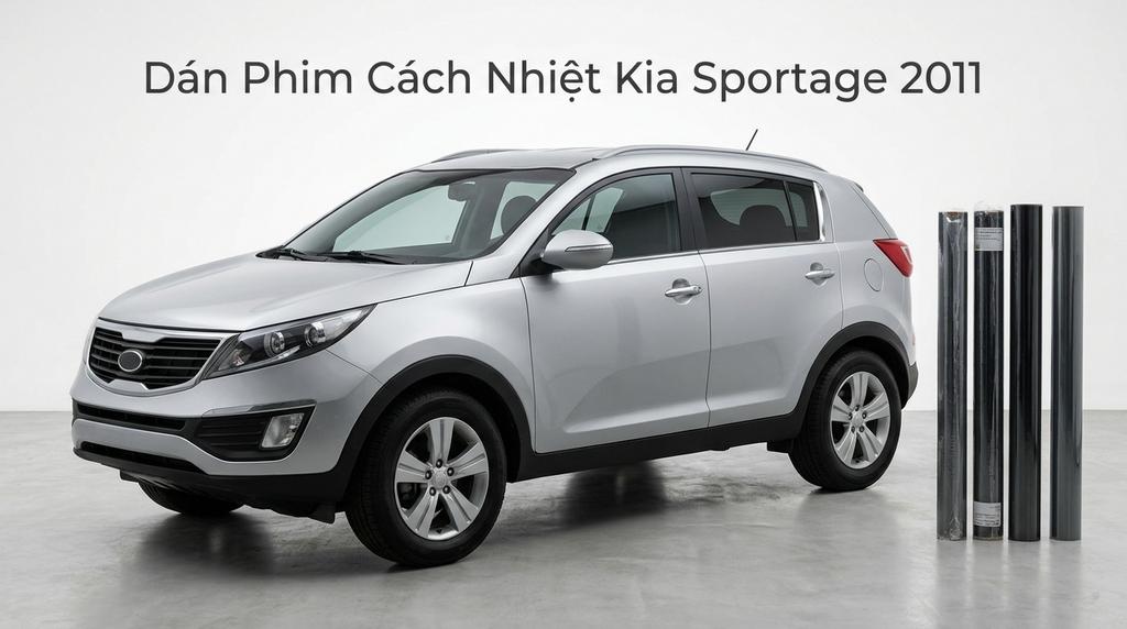 Dán Phim Cách Nhiệt Kia Sportage 2011 Chính Hãng Uy Tín TPHCM chính hãng