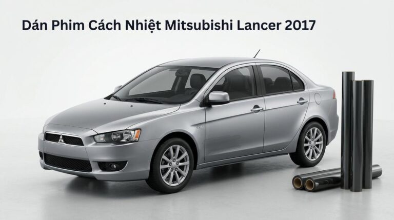 Dán Phim Cách Nhiệt Mitsubishi Lancer 2017 Giá Tốt Lắp Đặt Tận Nơi