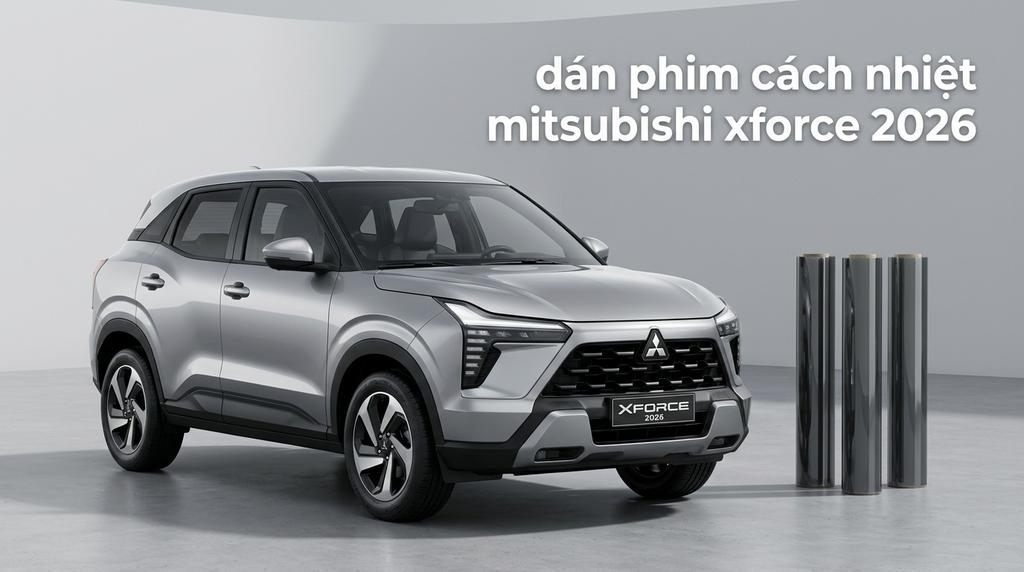 Dán Phim Cách Nhiệt Mitsubishi Xforce 2026 Cao Cấp Chính Hãng Tại TPHCM chính hãng