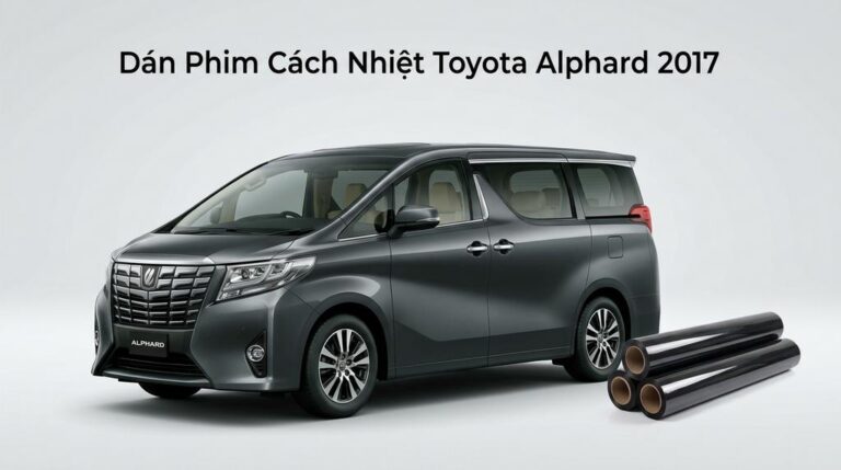 Dán Phim Cách Nhiệt Toyota Alphard 2017 Chuyên Nghiệp Tại TPHCM