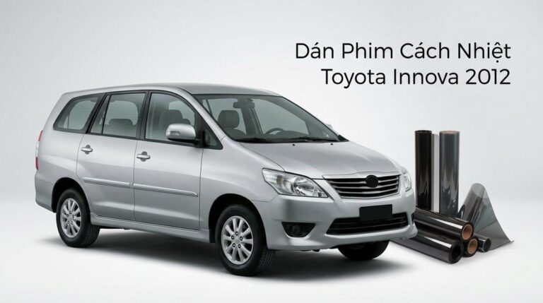 Dán Phim Cách Nhiệt Toyota Innova 2012 Giá Tốt Tại Thành Phát Auto
