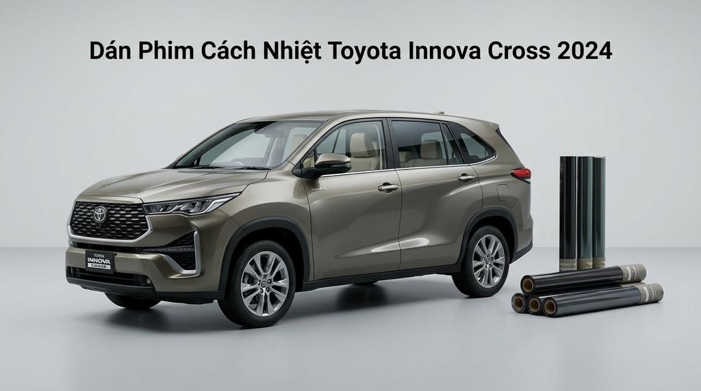 Dán Phim Cách Nhiệt Toyota Innova Cross 2024 Chính Hãng Cao Cấp chính hãng