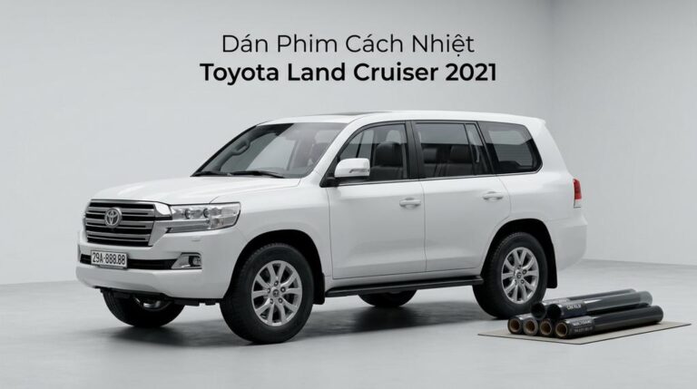 Dán Phim Cách Nhiệt Toyota Land Cruiser 2021 Chính Hãng Uy Tín TPHCM