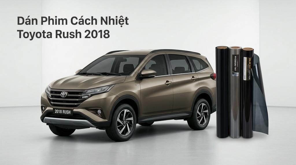Dán Phim Cách Nhiệt Toyota Rush 2018 Chính Hãng Giá Tốt Tại TPHCM chính hãng