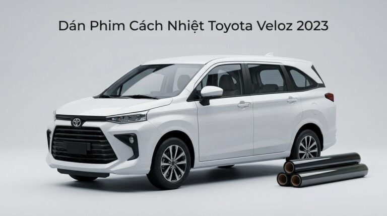 Dán Phim Cách Nhiệt Toyota Veloz 2023 Chính Hãng Cao Cấp Tại TPHCM