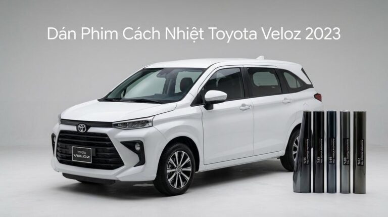 Dán Phim Cách Nhiệt Toyota Veloz 2023 Chính Hãng Cao Cấp Tại TPHCM