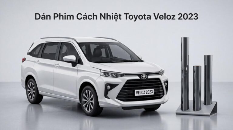 Dán Phim Cách Nhiệt Toyota Veloz 2023 Chính Hãng Cao Cấp Tại TPHCM