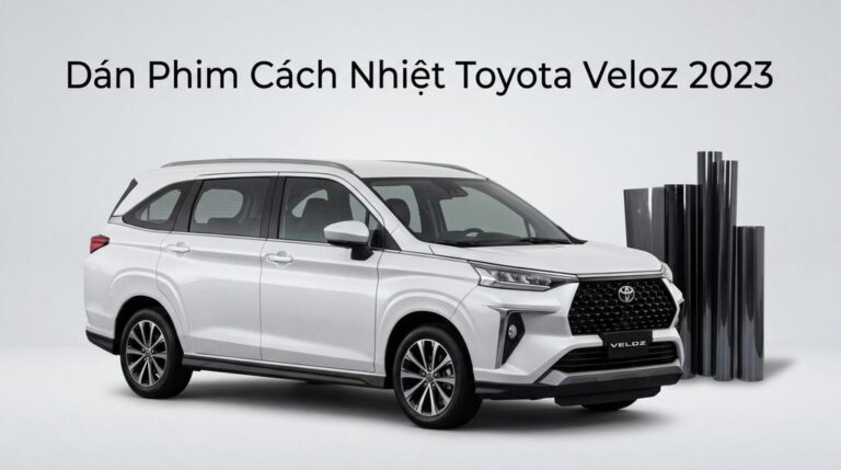 Dán Phim Cách Nhiệt Toyota Veloz 2023 Chính Hãng Cao Cấp Tại TPHCM