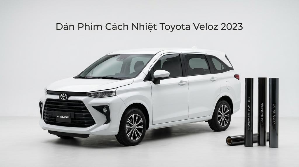 Dán Phim Cách Nhiệt Toyota Veloz 2023 Chính Hãng Cao Cấp Tại TPHCM chính hãng
