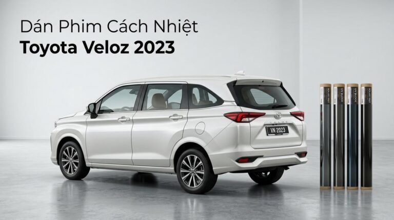 Dán Phim Cách Nhiệt Toyota Veloz 2023 Chính Hãng Cao Cấp Tại TPHCM