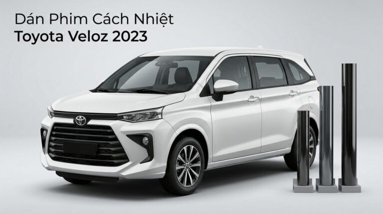 Dán Phim Cách Nhiệt Toyota Veloz 2023 Chính Hãng Cao Cấp Tại TPHCM