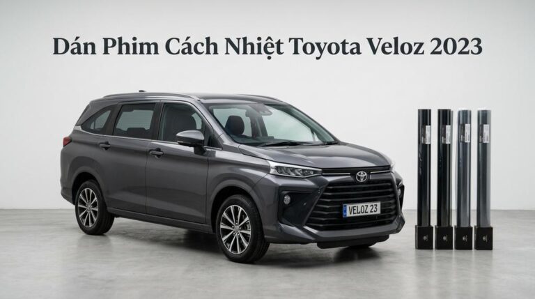 Dán Phim Cách Nhiệt Toyota Veloz 2023 Chính Hãng Cao Cấp Tại TPHCM