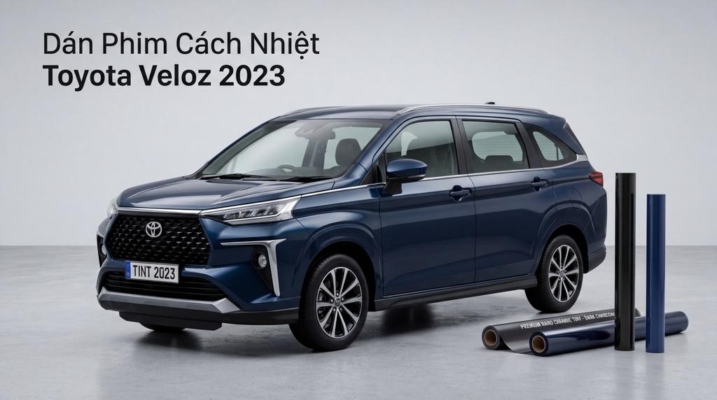 Dán Phim Cách Nhiệt Toyota Veloz 2023 Chính Hãng Cao Cấp TPHCM chính hãng