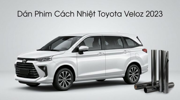 Dán Phim Cách Nhiệt Toyota Veloz 2023 Chính Hãng Cao Cấp TPHCM