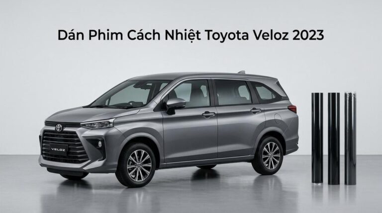 Dán Phim Cách Nhiệt Toyota Veloz 2023 Chính Hãng Cao Cấp TPHCM