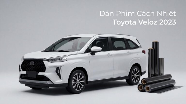 Dán Phim Cách Nhiệt Toyota Veloz 2023 Chính Hãng Lắp Đặt Tận Nơi