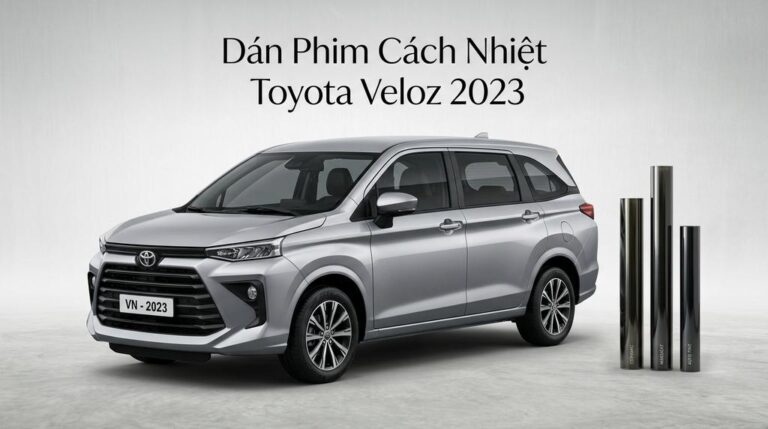 Dán Phim Cách Nhiệt Toyota Veloz 2023 Chính Hãng Lắp Đặt Tận Nơi TPHCM