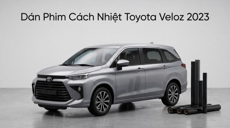 Dán Phim Cách Nhiệt Toyota Veloz 2023 Chính Hãng Lắp Đặt Tận Nơi TPHCM
