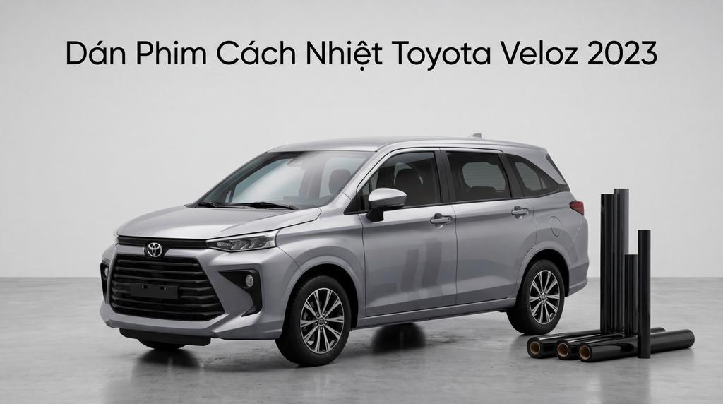 Dán Phim Cách Nhiệt Toyota Veloz 2023 Chính Hãng Lắp Đặt Tận Nơi TPHCM chính hãng