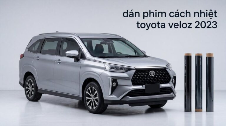 Dán Phim Cách Nhiệt Toyota Veloz 2023 Chính Hãng Uy Tín Tại TPHCM