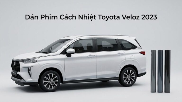 Dán Phim Cách Nhiệt Toyota Veloz 2023 Chính Hãng Uy Tín Tại TPHCM