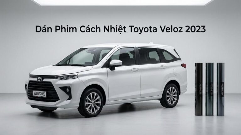 Dán Phim Cách Nhiệt Toyota Veloz 2023 Chính Hãng Uy Tín TPHCM