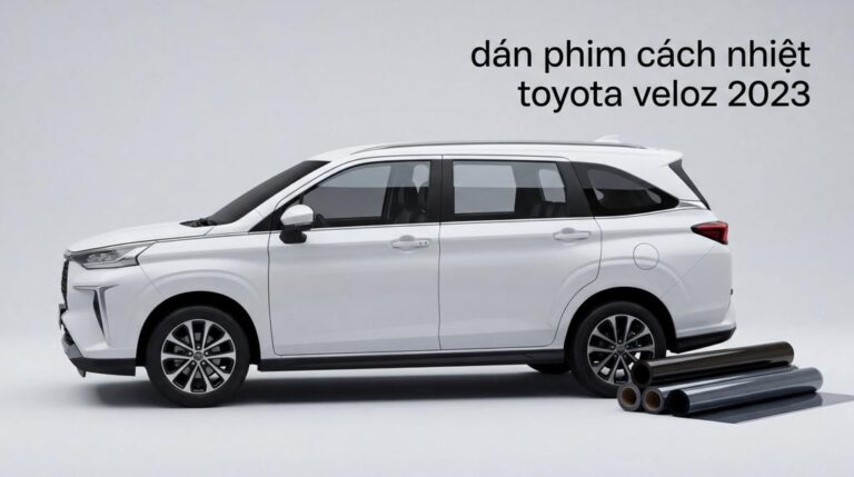 Dán Phim Cách Nhiệt Toyota Veloz 2023 Chính Hãng Uy Tín TPHCM