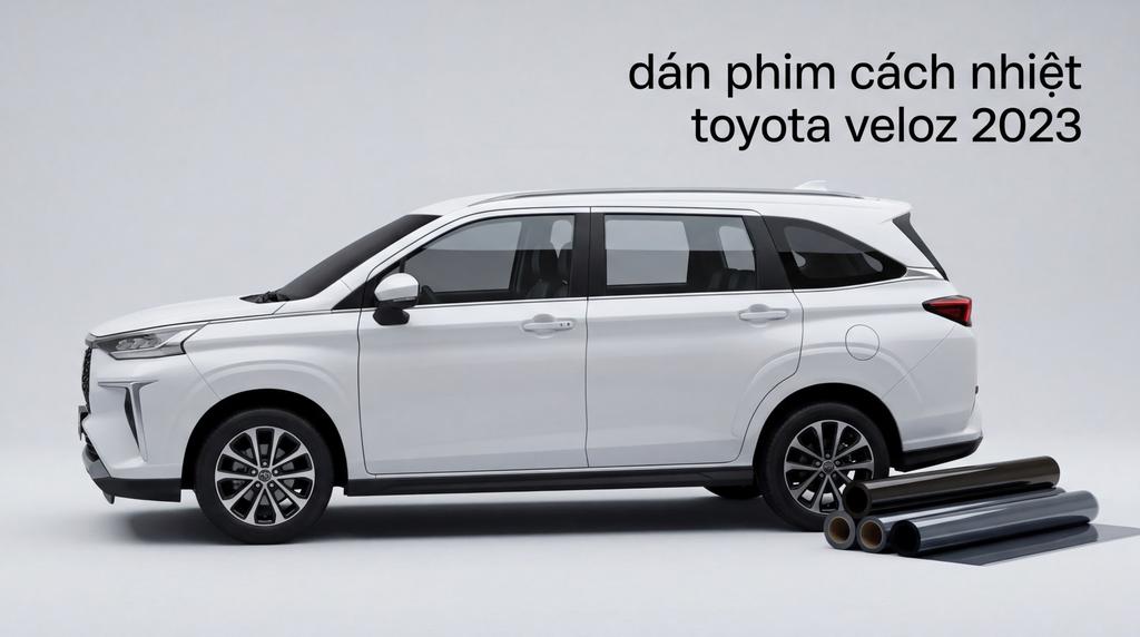 Dán Phim Cách Nhiệt Toyota Veloz 2023 Chính Hãng Uy Tín TPHCM chính hãng