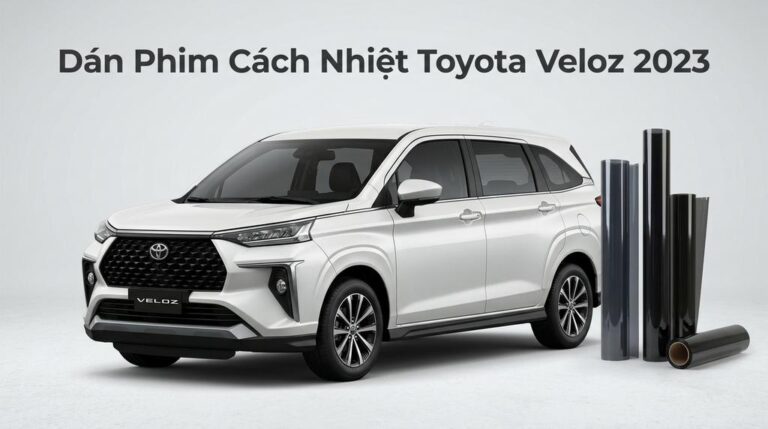 Dán Phim Cách Nhiệt Toyota Veloz 2023 Chống Nóng Hiệu Quả Chuyên Nghiệp