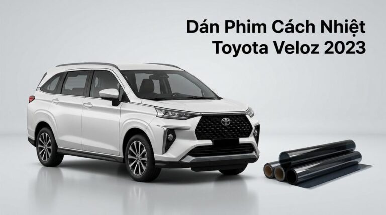Dán Phim Cách Nhiệt Toyota Veloz 2023 Chống Nóng Hiệu Quả TPHCM