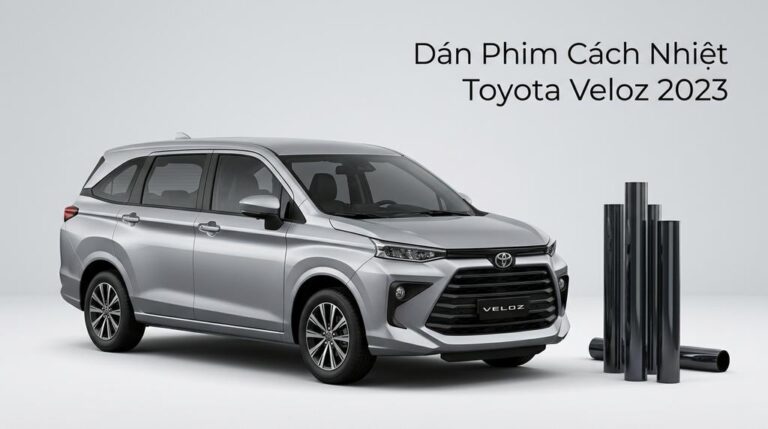 Dán Phim Cách Nhiệt Toyota Veloz 2023 Chuyên Nghiệp Chính Hãng TPHCM