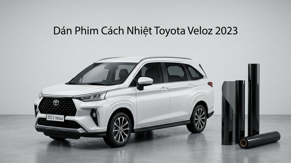 Dán Phim Cách Nhiệt Toyota Veloz 2023 Chuyên Nghiệp Lắp Đặt Tận Nơi chính hãng