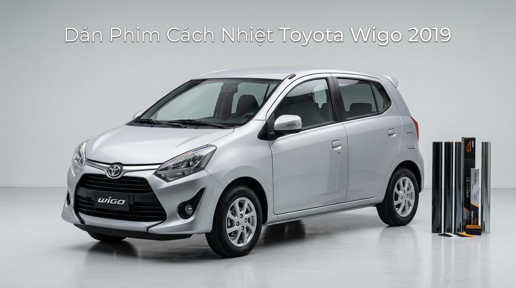 Dán Phim Cách Nhiệt Toyota Wigo 2019 Chính Hãng - Lắp Đặt Tận Nơi chính hãng