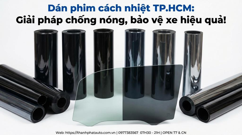 Dán phim cách nhiệt TP.HCM: Giải pháp chống nóng, bảo vệ xe hiệu quả!
