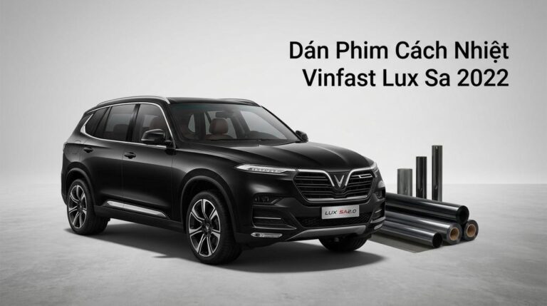 Dán Phim Cách Nhiệt Vinfast Lux SA 2022 Lắp Đặt Tận Nơi Uy Tín