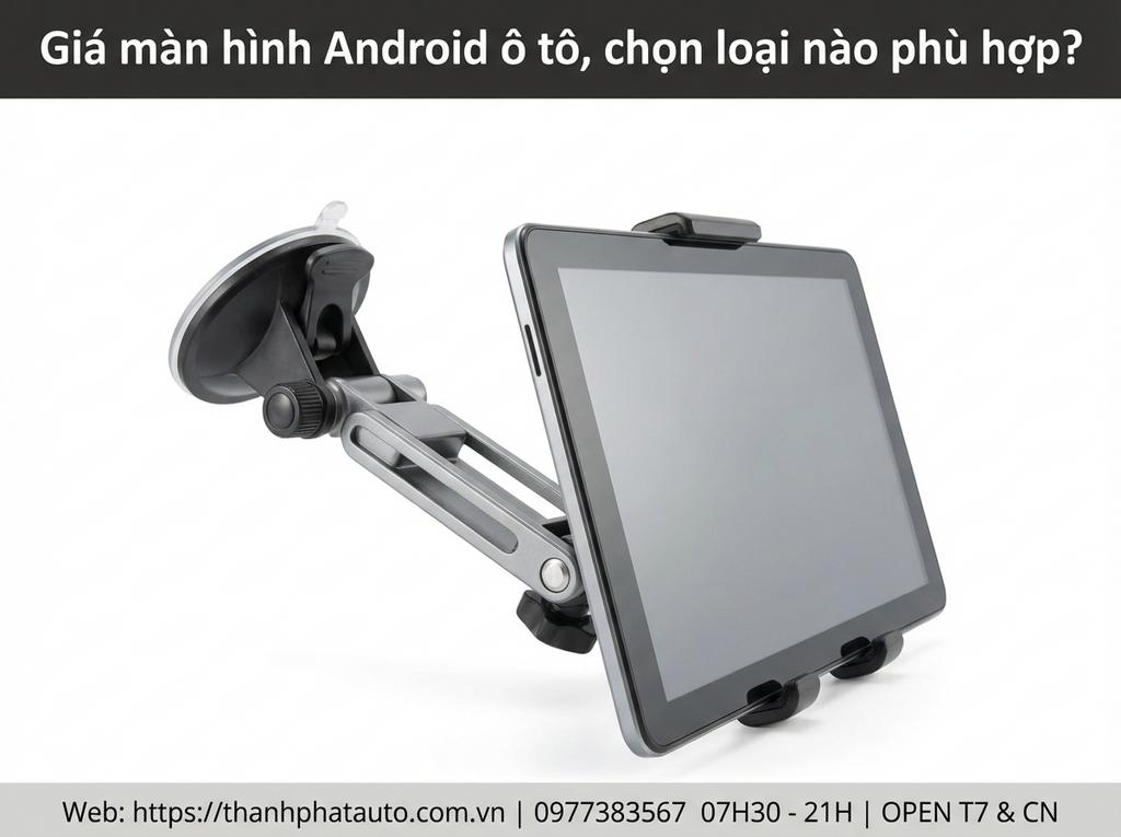 Giá màn hình Android ô tô, chọn loại nào phù hợp?