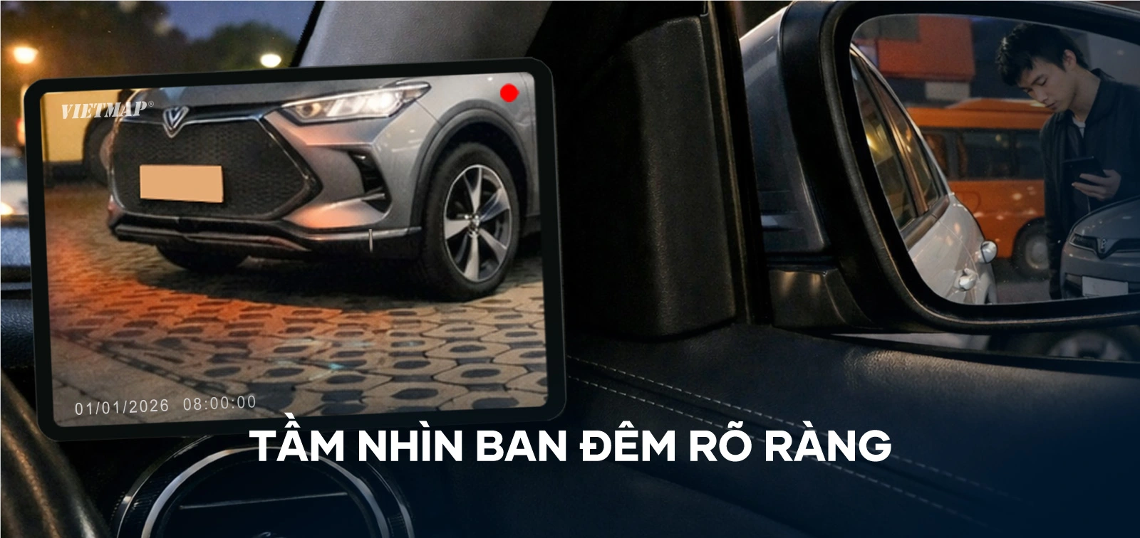 gương điện tử vietmap sc620