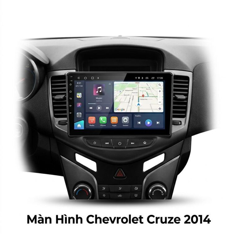 Màn Hình Android Chevrolet Cruze 2014 Cao Cấp Lắp Đặt Tận Nơi