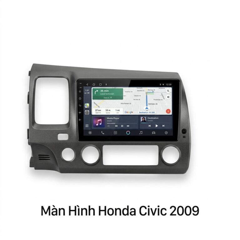 Màn Hình Android Honda Civic 2009 Chính Hãng Lắp Đặt Tận Nơi TPHCM