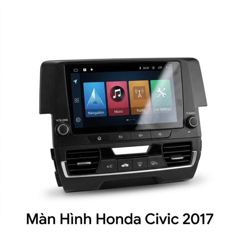 Màn Hình Android Honda Civic 2017 Chính Hãng Cấu Hình Cao Lắp Đặt Tận Nơi