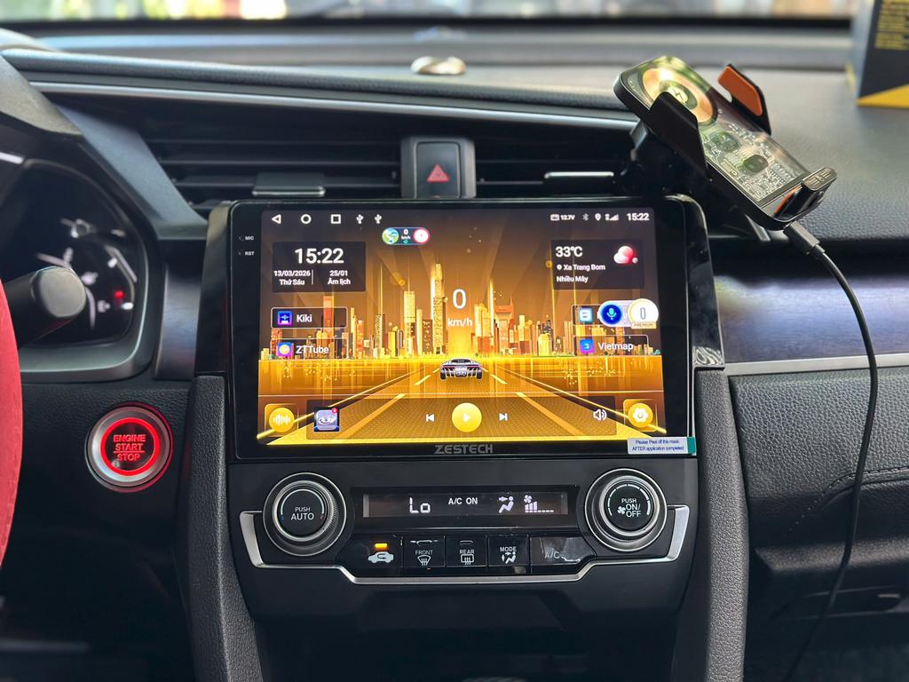 Màn Hình Android Honda Civic 2020 Công Nghệ Cao Lắp Đặt Tận Nơi chính hãng 3