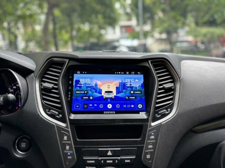 Màn Hình Android Hyundai Santafe 2015 Lắp Đặt Tận Nơi Uy Tín