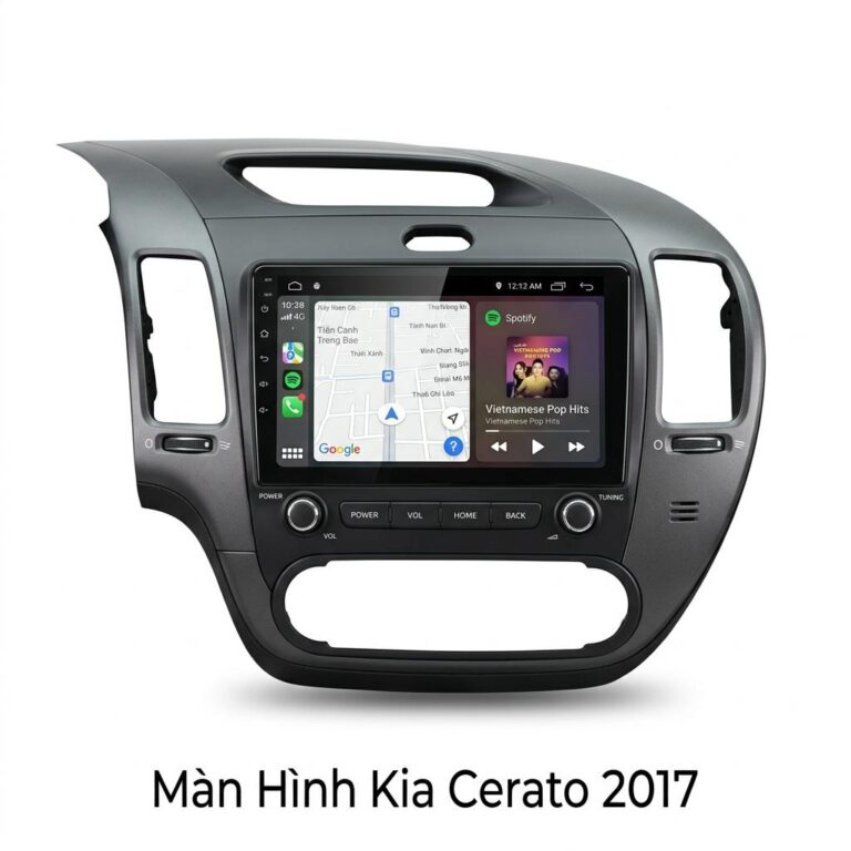 Màn Hình Android Kia Cerato 2017 Chính Hãng, Lắp Đặt Tận Nơi TPHCM