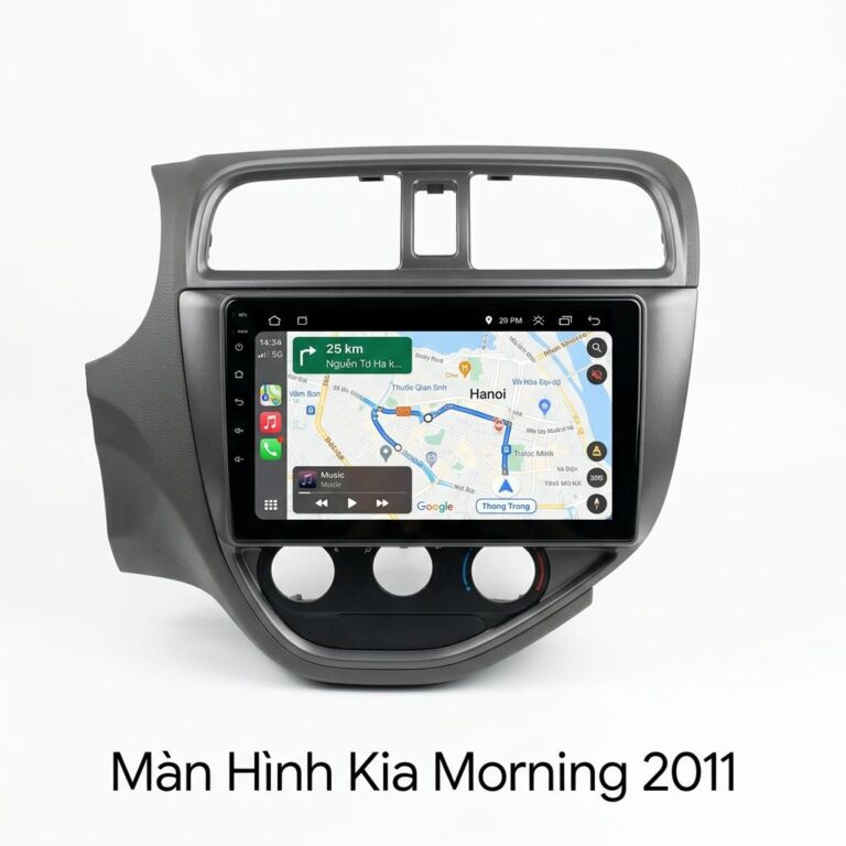 Màn Hình Android Kia Morning 2011 Chính Hãng - Lắp Đặt Tận Nơi Uy Tín
