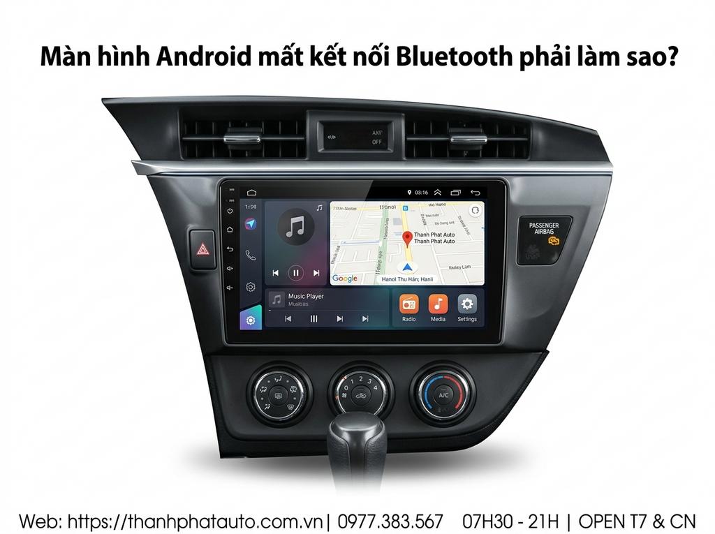 Màn hình Android mất kết nối Bluetooth phải làm sao?